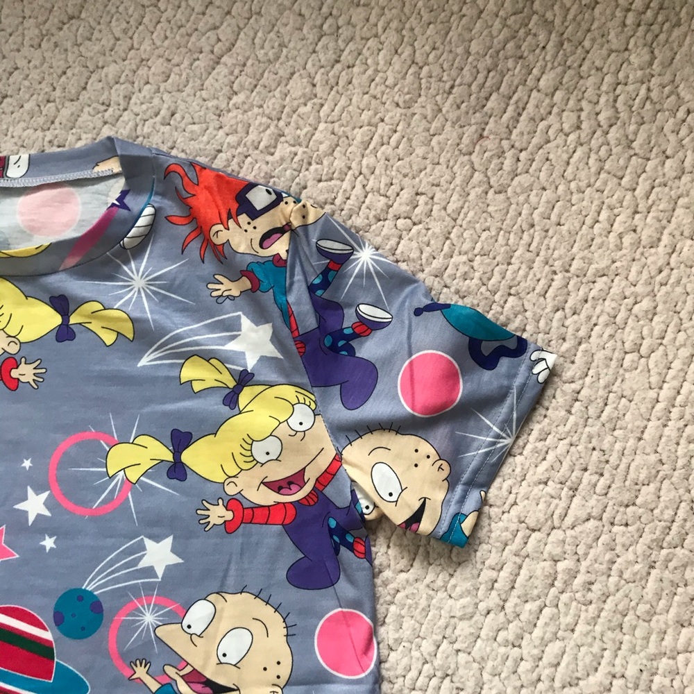 Handmade Rugrats Two Piece Set in Gray - Picture 6 of 8